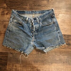 Levi's Classic Blue Jean Shorts